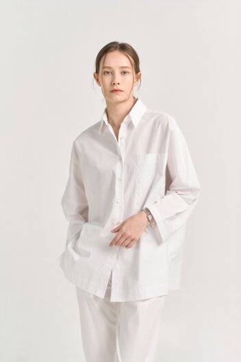 [크램38] FINA SHIRT WHITE