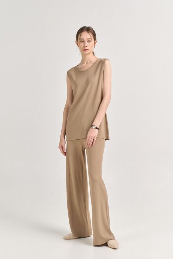 [크램38] ISMAELE TROUSERS NOCCIOLA