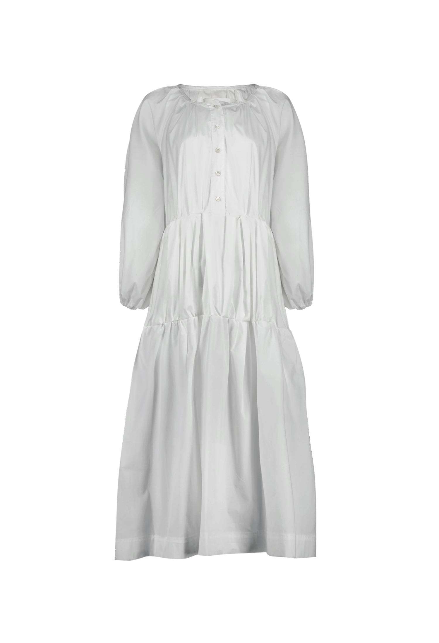 [크램38] ASSUNTA KAFTAN DRESS WHITE