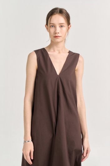 [크램38] SERAFINE V NECK DRESS