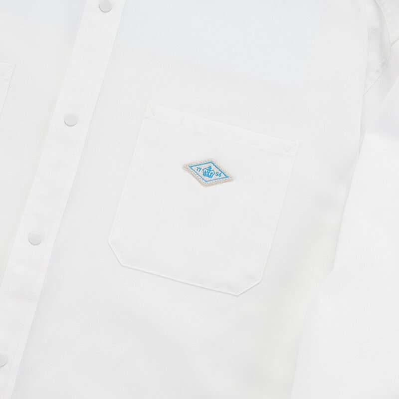 1754 CROWN OVERFIT OXFORD REGULAR COLLAR SHIRTS 화이트