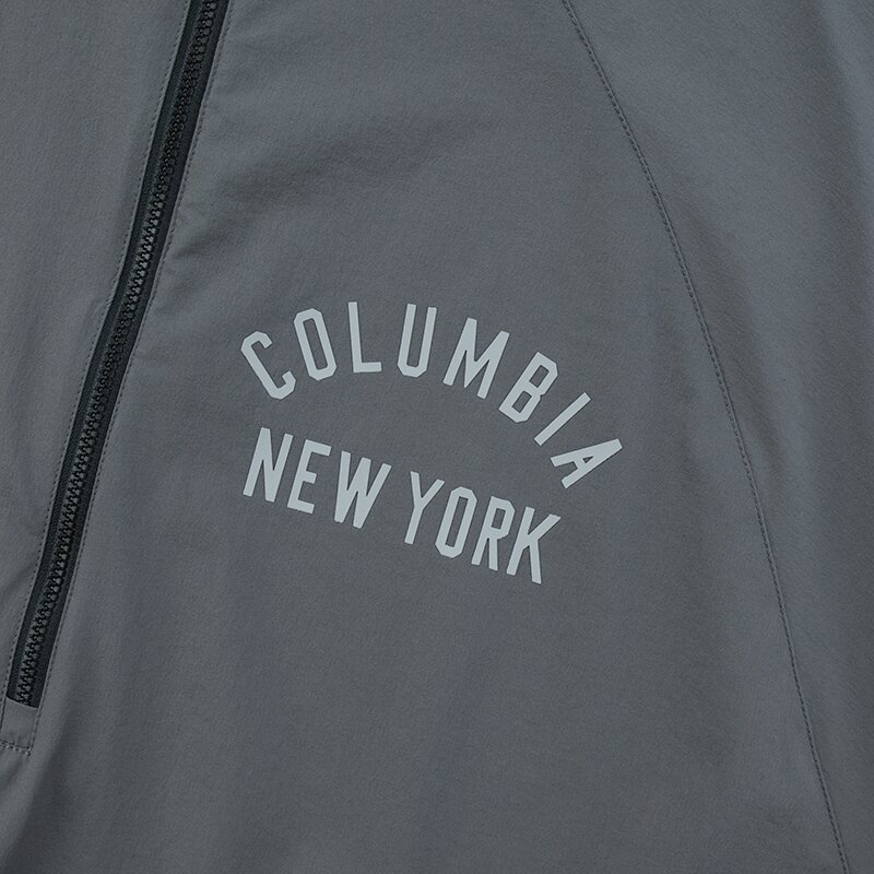 CU NY OVERFIT NYLON ANORAK JACKET 차콜