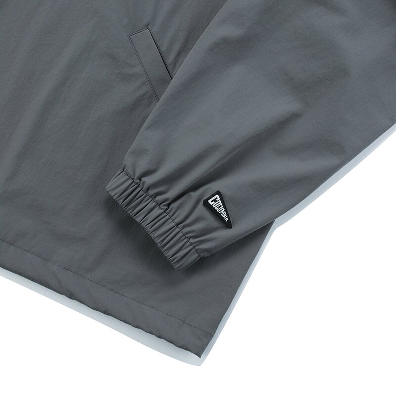 CU NY OVERFIT NYLON ANORAK JACKET 차콜