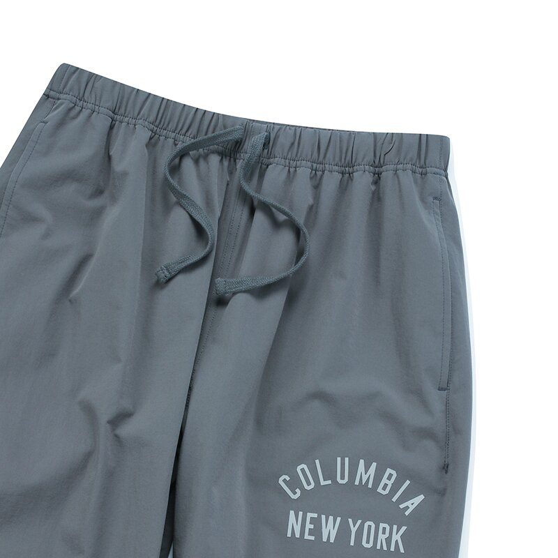 CU NY REGULAR FIT NYLON PANTS 차콜