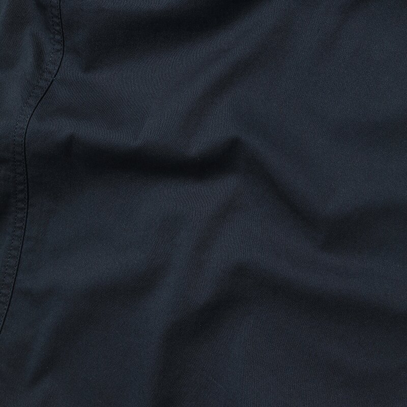 MIL-LABEL BELTED COTTON LONG SKIRT 크라운네이비