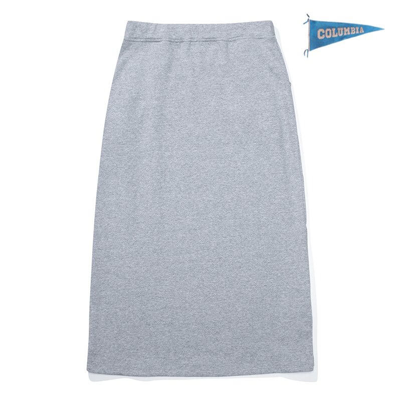 1754 CROWN TERRY LONG SKIRT M그레이