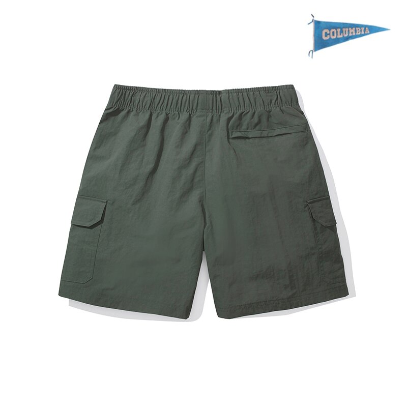 CU SIGNATURE CARGO NYLON SHORTS PANTS 그레이시카키