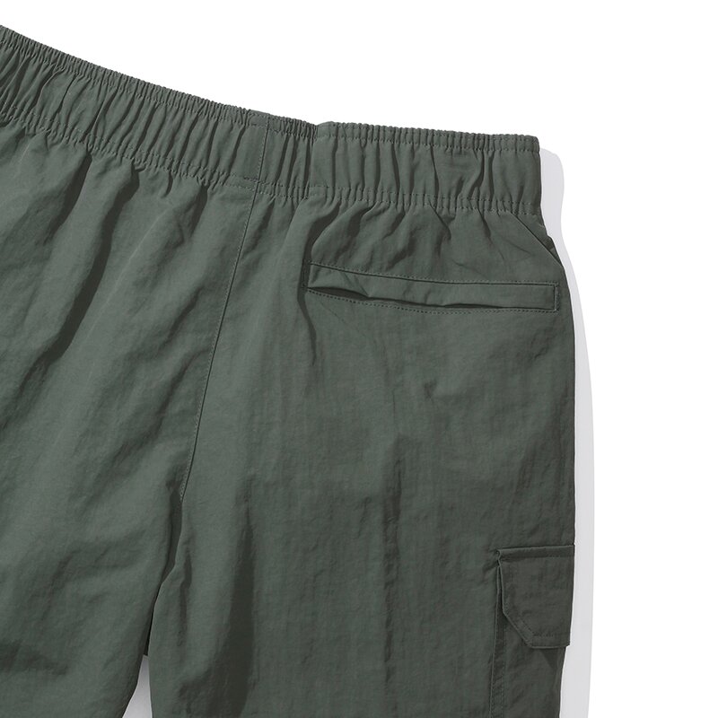 CU SIGNATURE CARGO NYLON SHORTS PANTS 그레이시카키