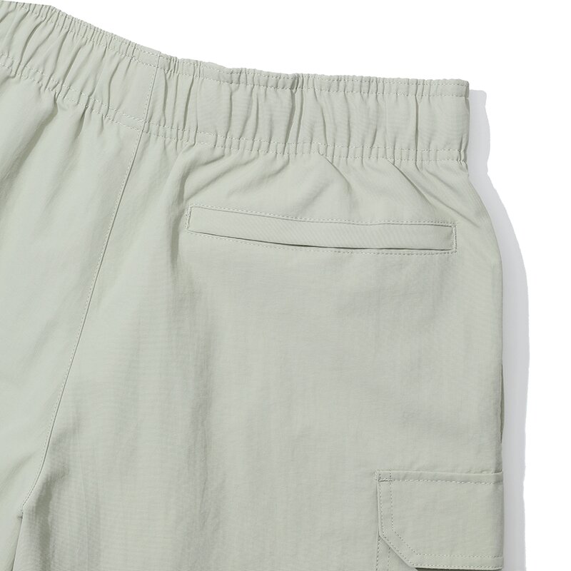 CU SIGNATURE CARGO NYLON SHORTS PANTS 라이트그레이