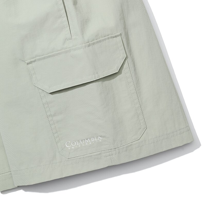 CU SIGNATURE CARGO NYLON SHORTS PANTS 라이트그레이