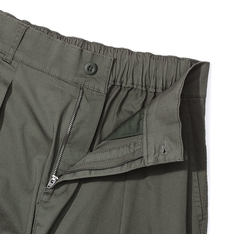 MIL-LABEL POCKET WIDE FIT BALLOON PANTS 카키