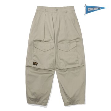 MIL-LABEL POCKET WIDE FIT BALLOON PANTS 헤리티지베이지