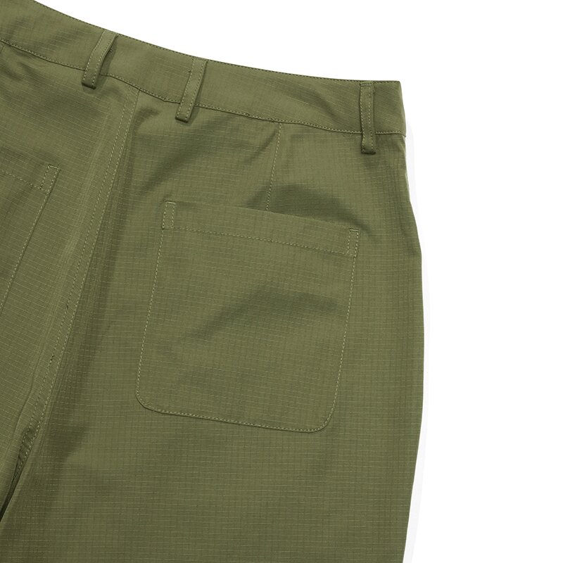 MIL-LABEL POCKET UNIFORM SHORTS PANTS 라이트카키