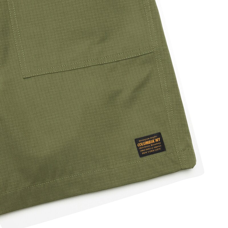 MIL-LABEL POCKET UNIFORM SHORTS PANTS 라이트카키