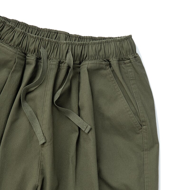 NYC LABEL CP WIDE FIT BALLOON PANTS 다크카키