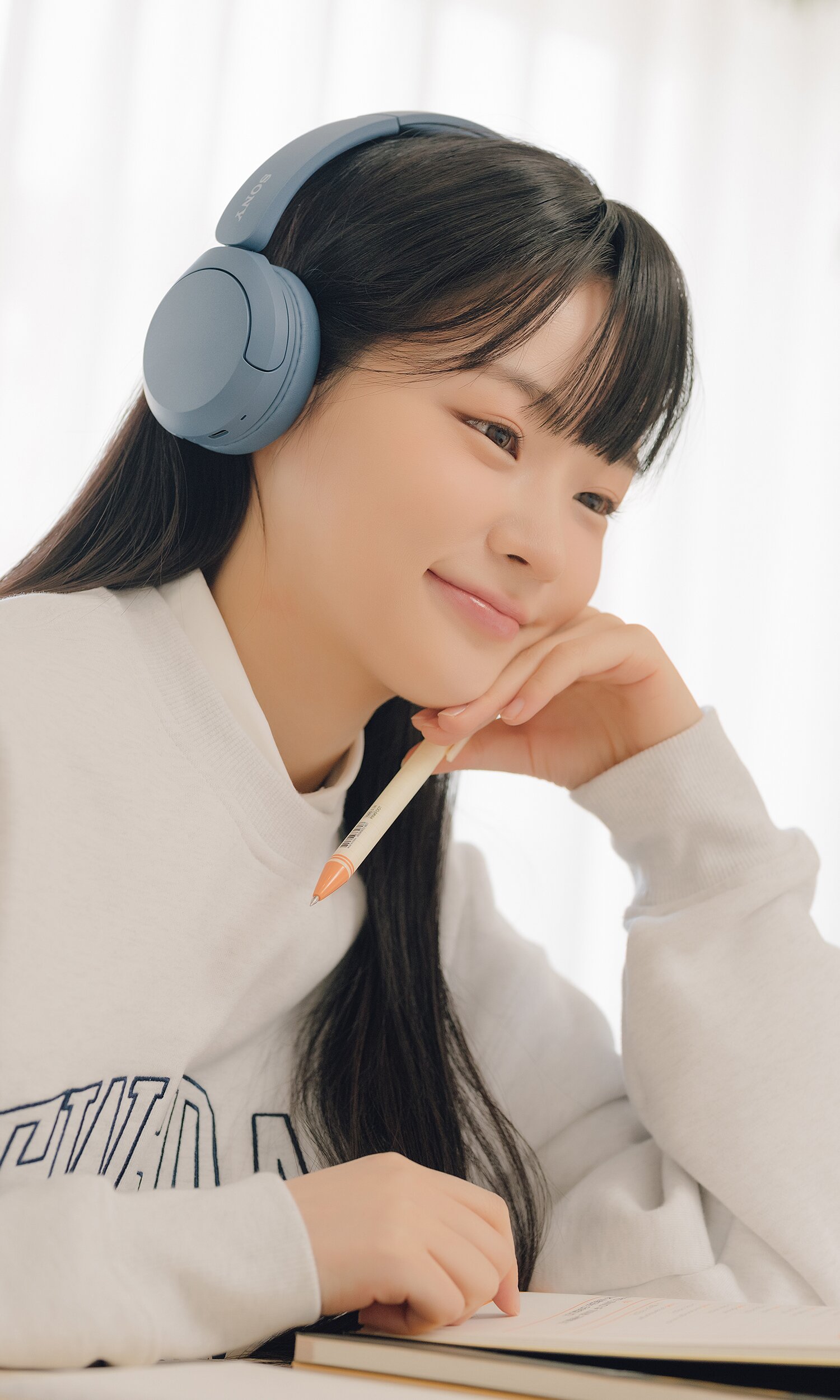 소니 WH-CH520 무선 헤드폰