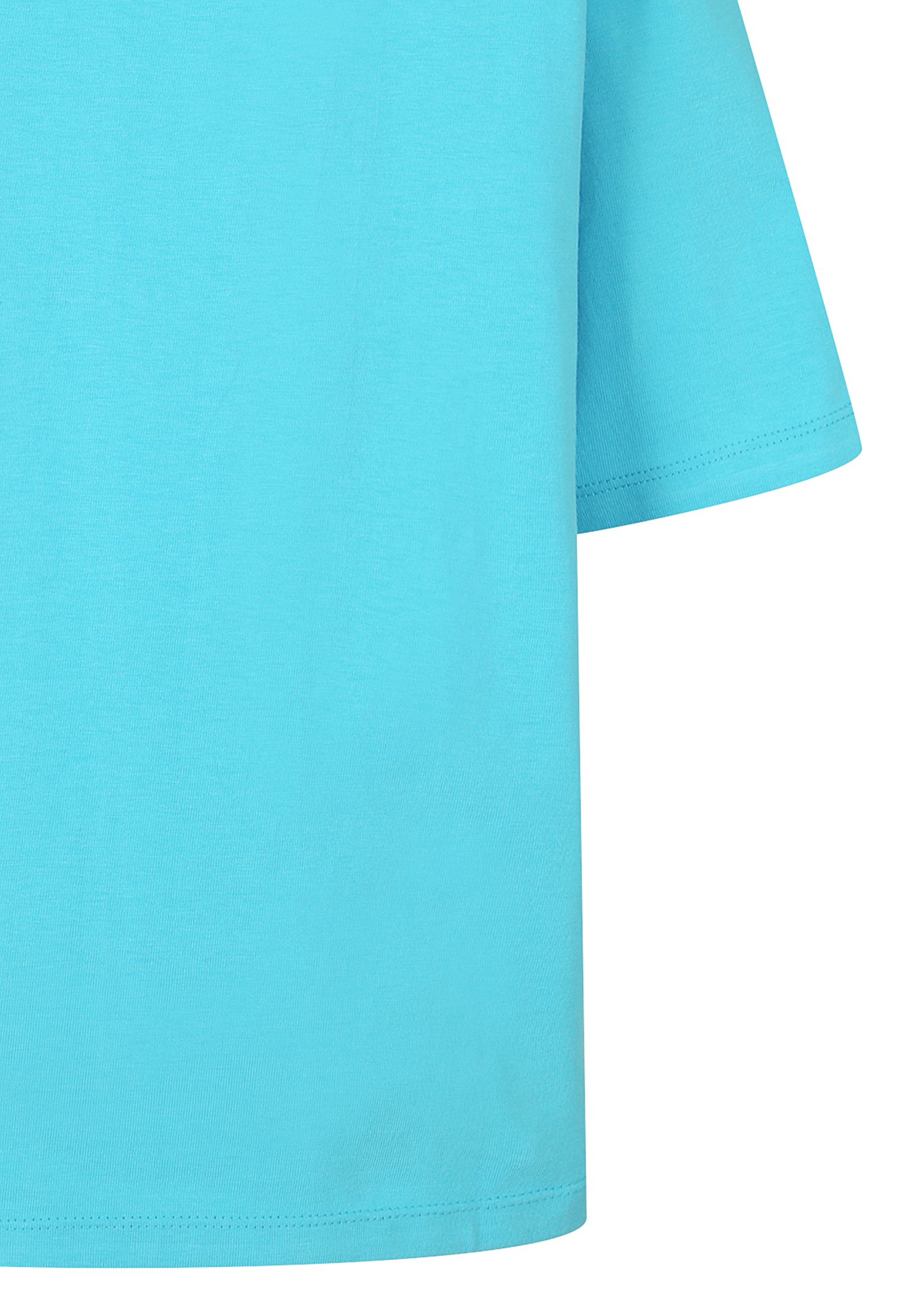 오버핏 코튼 프린트 티셔츠 (BLUE)