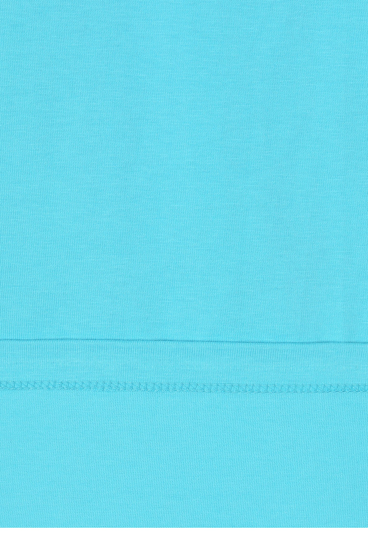 오버핏 코튼 프린트 티셔츠 (BLUE)
