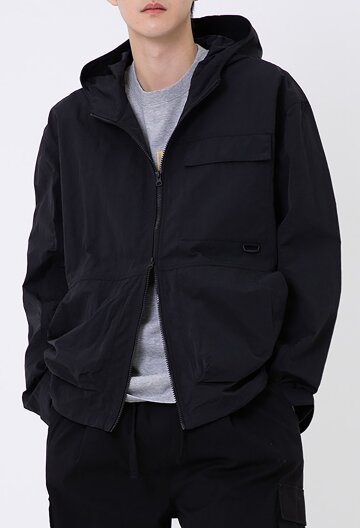 HOODED URBAN JACKET 블랙
