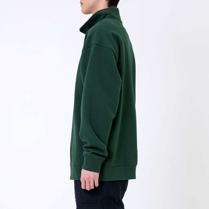 HALF ZIP CREWNECK 그린