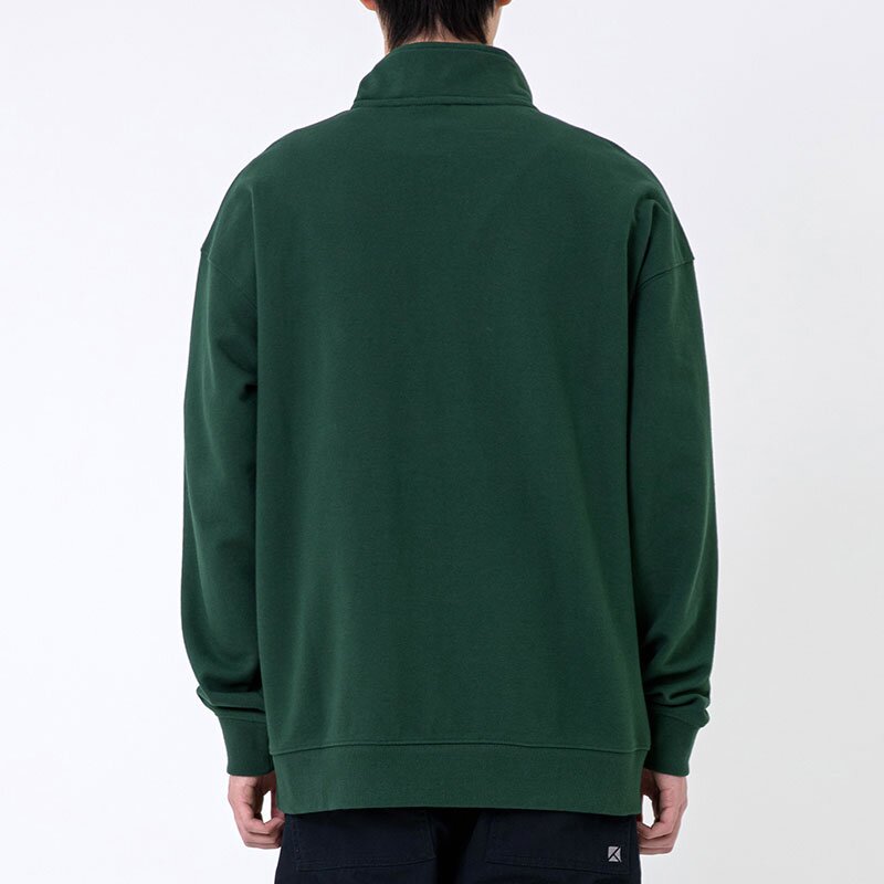 HALF ZIP CREWNECK 그린