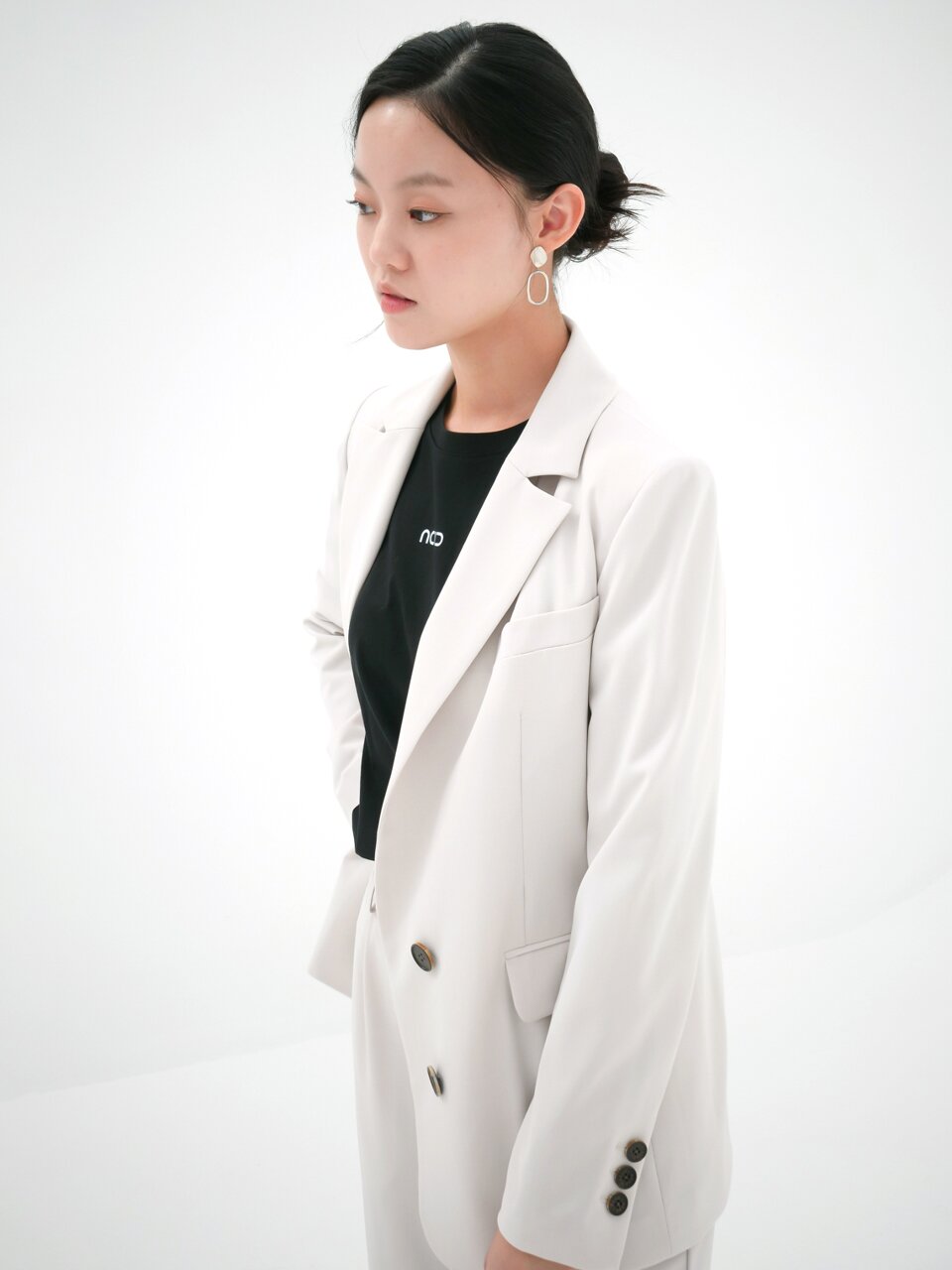 Two Button Single Jacket _L.Beige