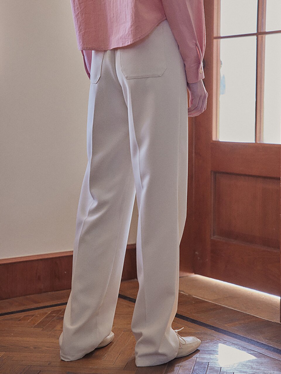 PM_Twill pocket wide pants