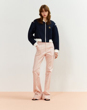 CUTTING BOMBER JACKET (NAVY)