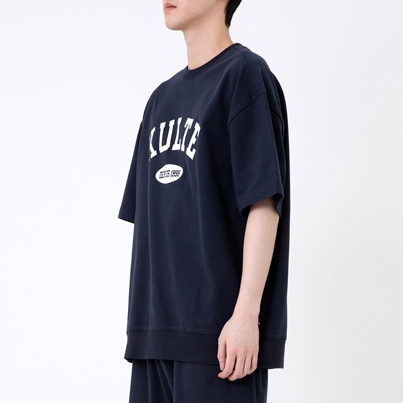 KULTE ARCH SHORT SLEEVE CREWNECK 네이비