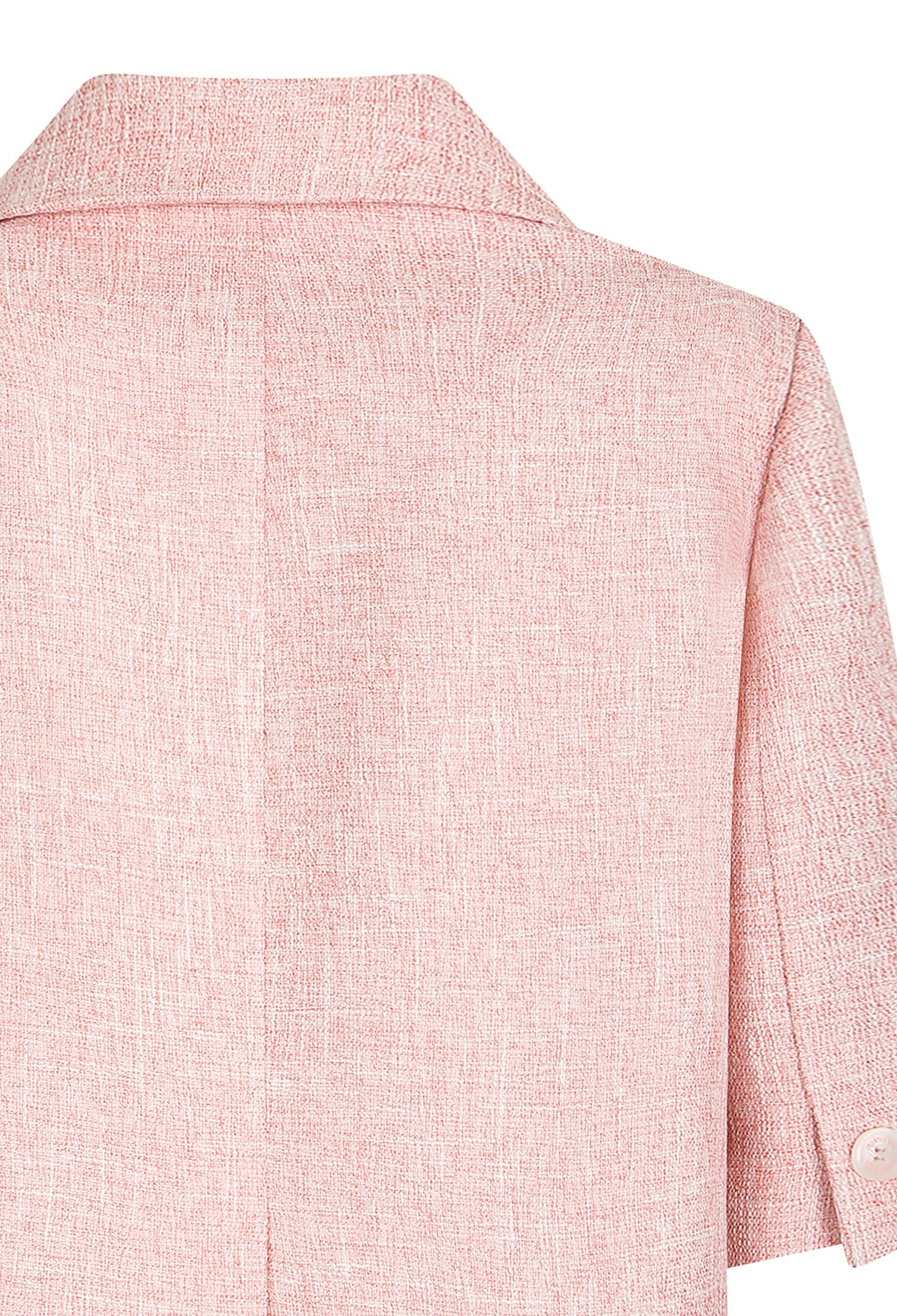 롤업 테이프 크롭 재킷 (PINK)