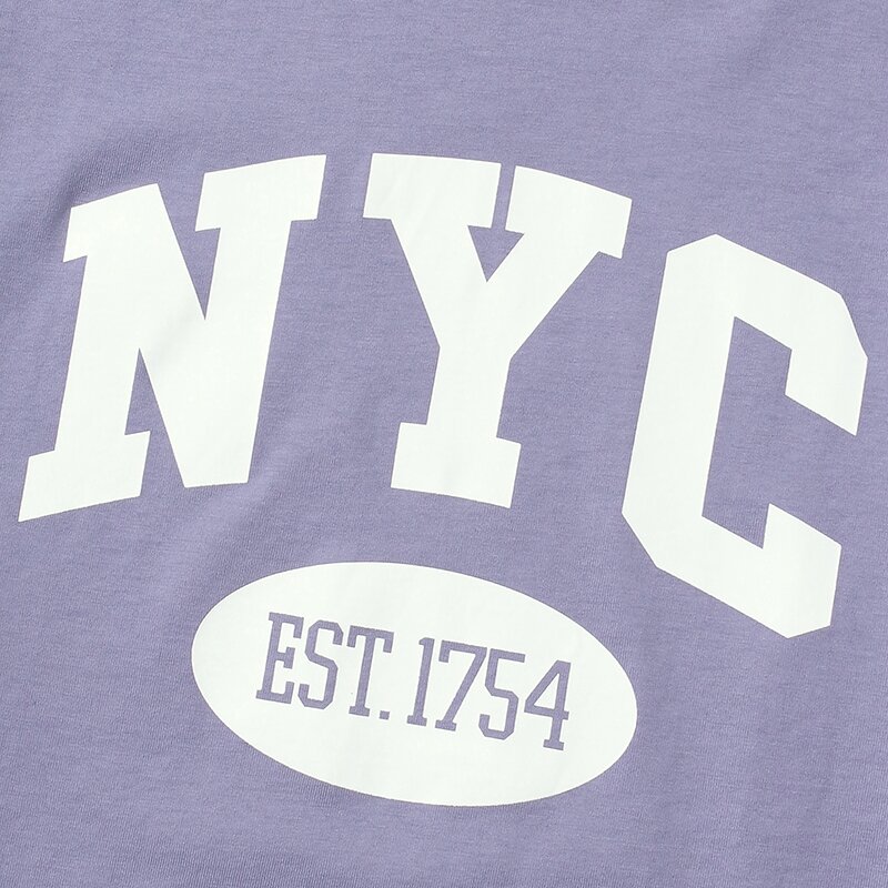 NYC ARCH LOGO S/S T-SHIRTS 라이트바이올렛