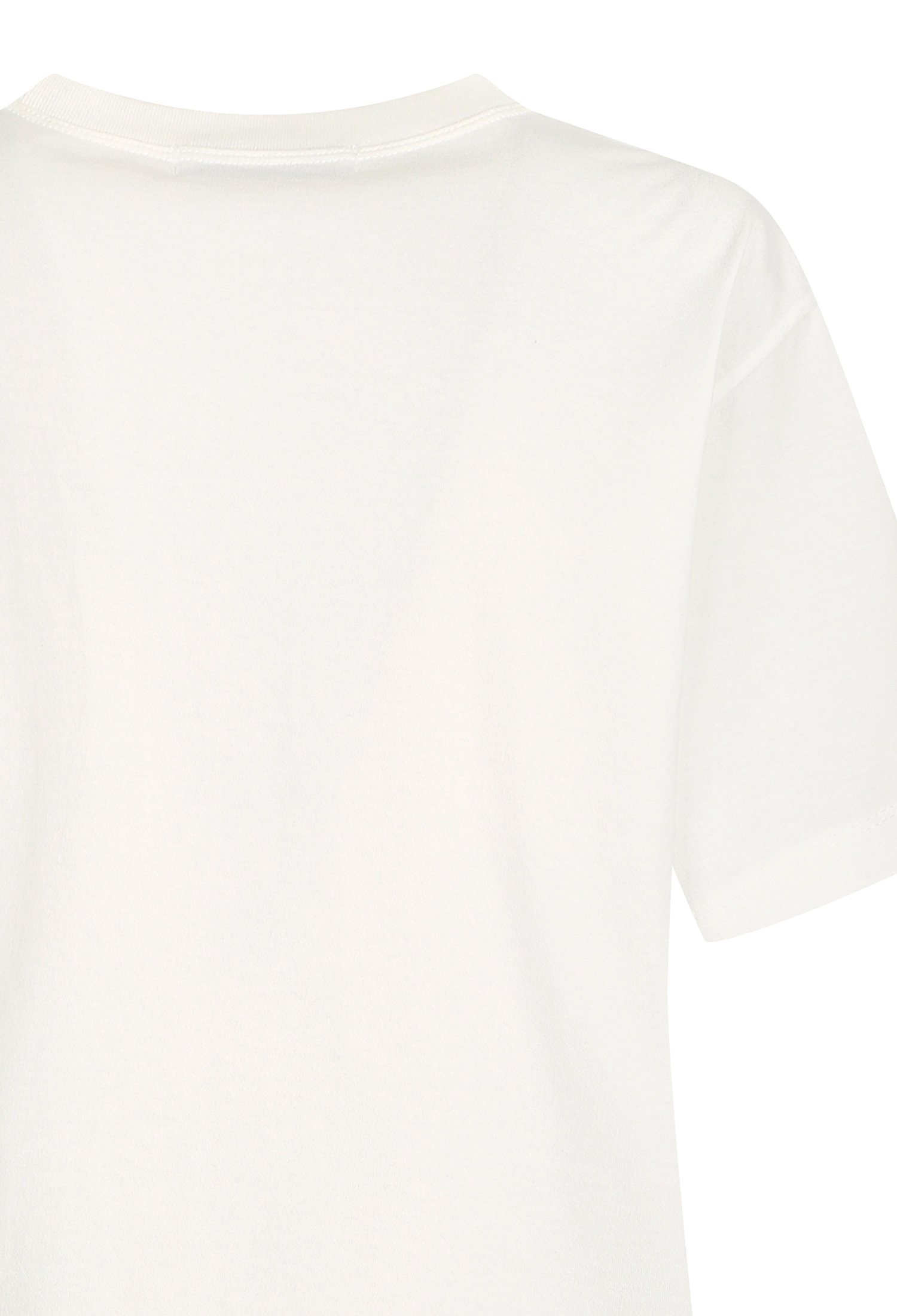 큐빅 장식 자수 티셔츠 (WHITE)