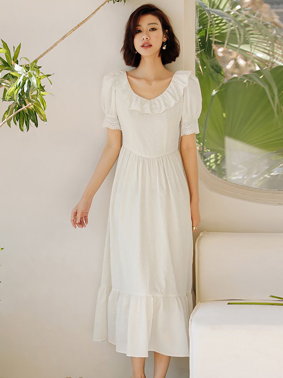 LS_Doll bubble sleeve dress