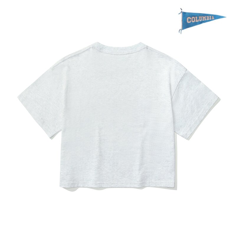 1934 ROSEBOWL CHAMP CROP S/S T-SHITRS L그레이