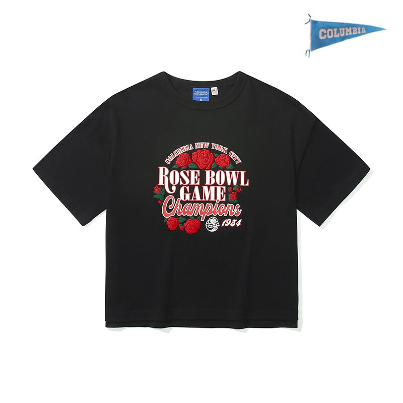 ROSE OF ROSEBOWL CROP S/S T-SHIRTS 블랙