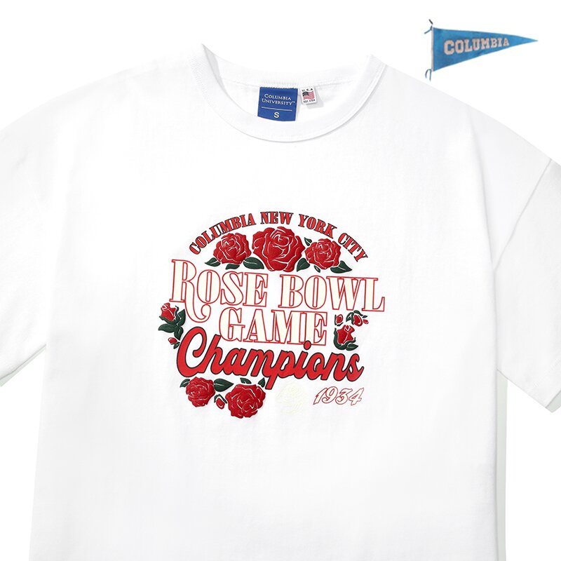 ROSE OF ROSEBOWL CROP S/S T-SHIRTS 화이트