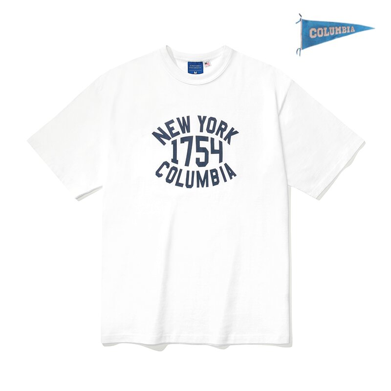 60S VINTAGE 1754 LOGO S/S T-SHIRTS 화이트