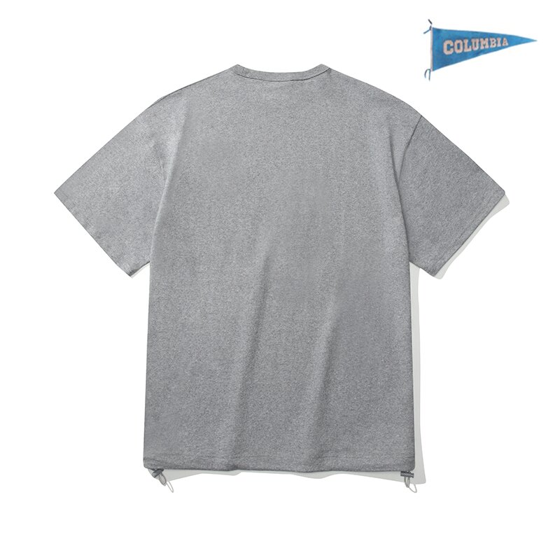 MIL-LABEL POCKET S/S T-SHIRTS M그레이