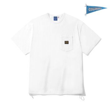 MIL-LABEL POCKET S/S T-SHIRTS 화이트