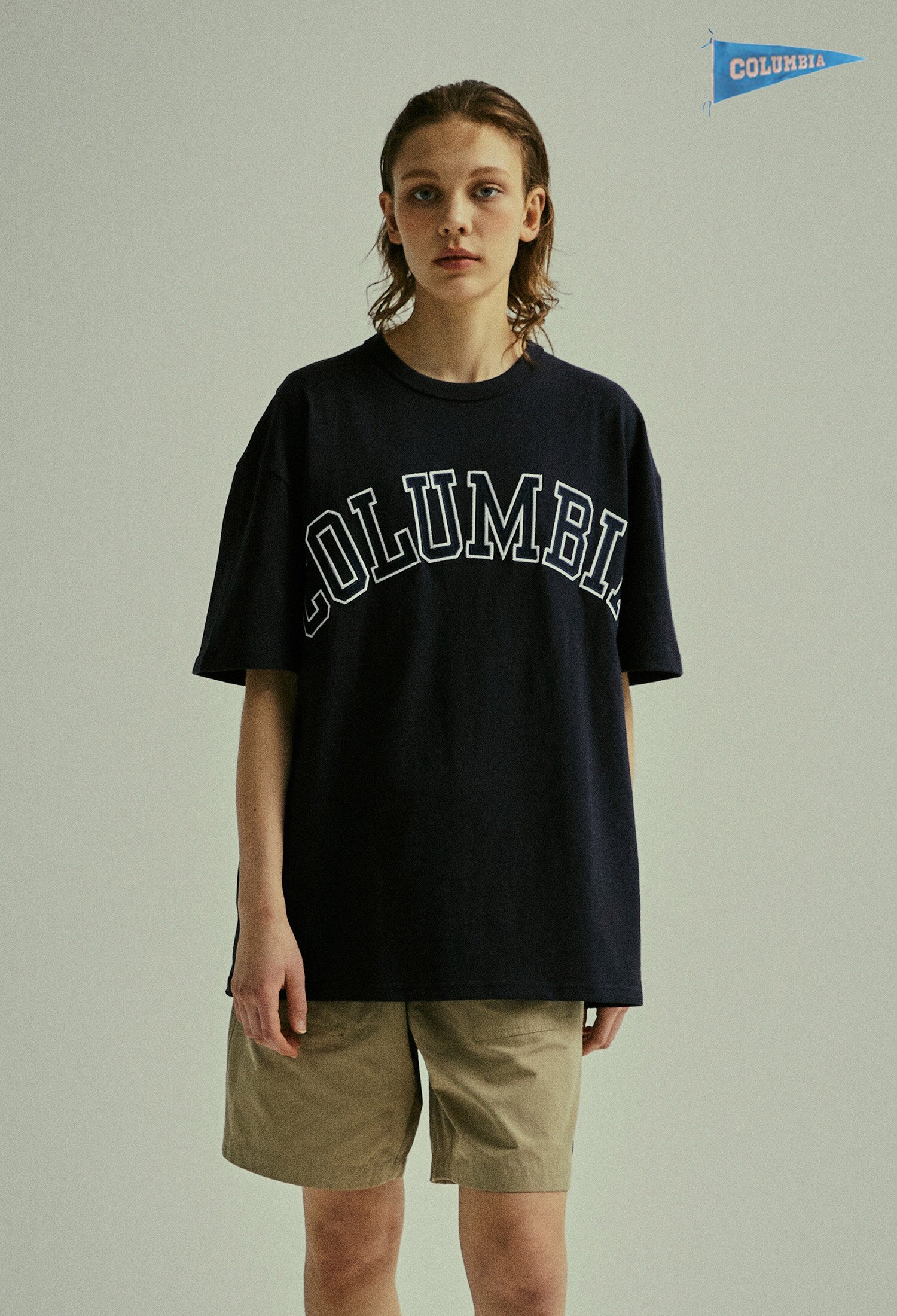 ARCH LOGO S/S T-SHIRTS 크라운네이비