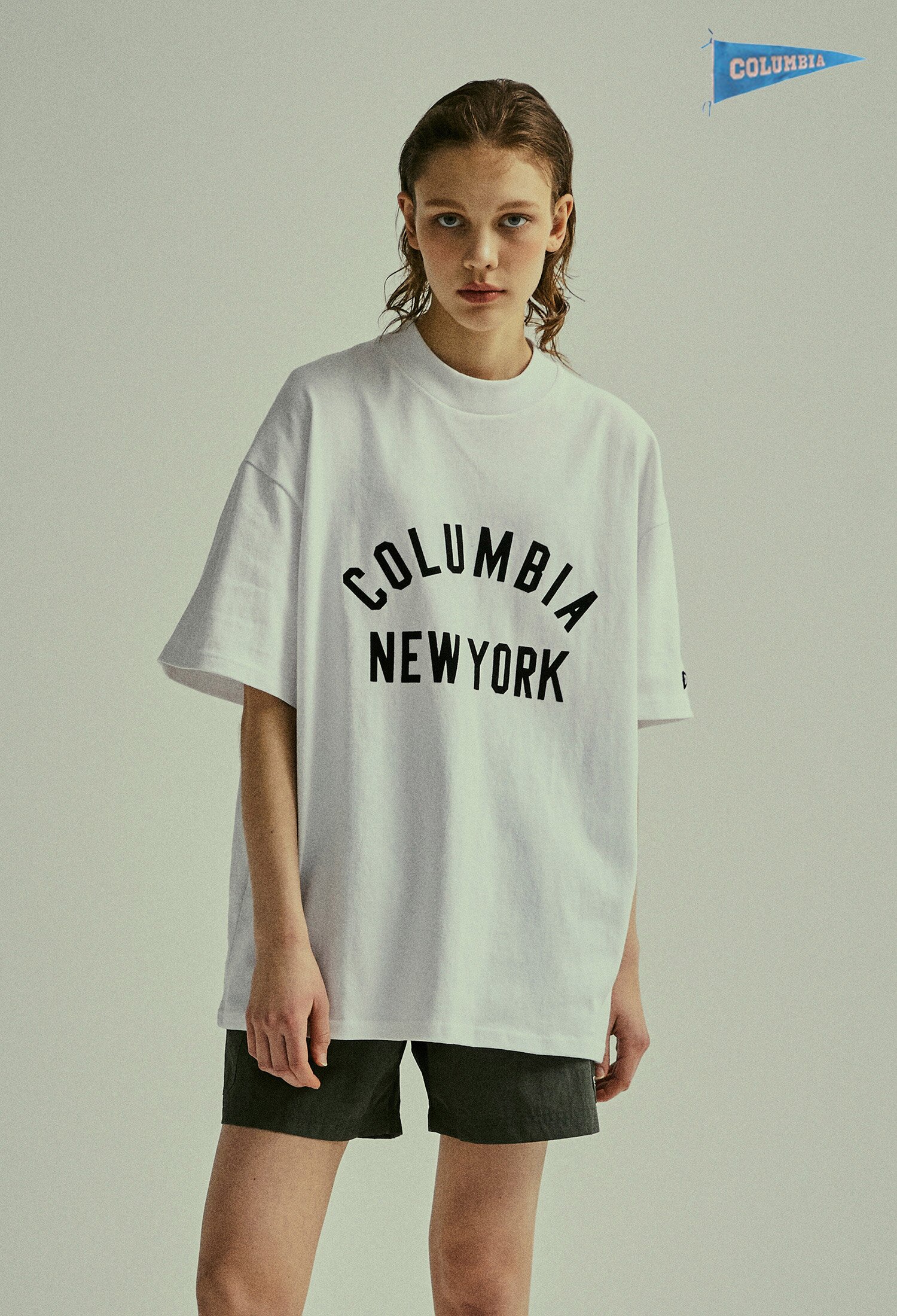 CU BLACK SERIES WIDE RIB S/S T-SHIRTS 화이트