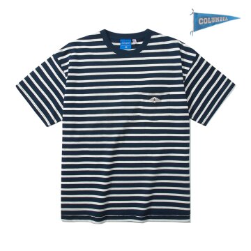 1754 CROWN STRIPE S/S T-SHIRTS 크라운네이비
