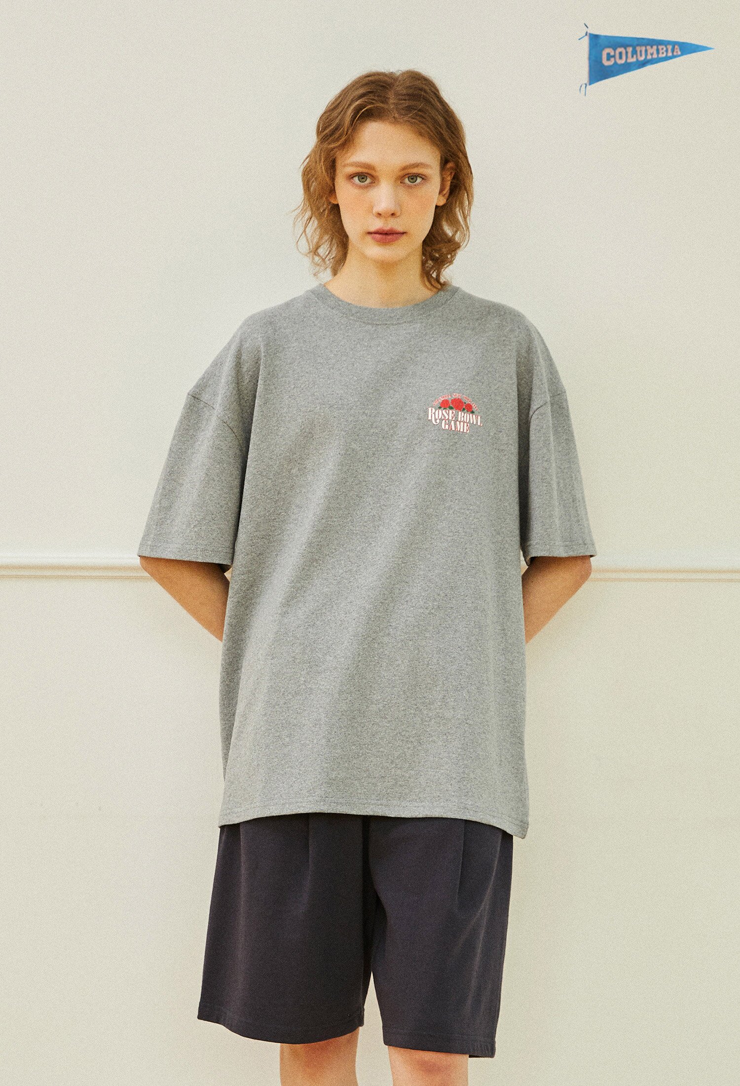 ROSE OF ROSEBOWL S/S T-SHIRTS M그레이