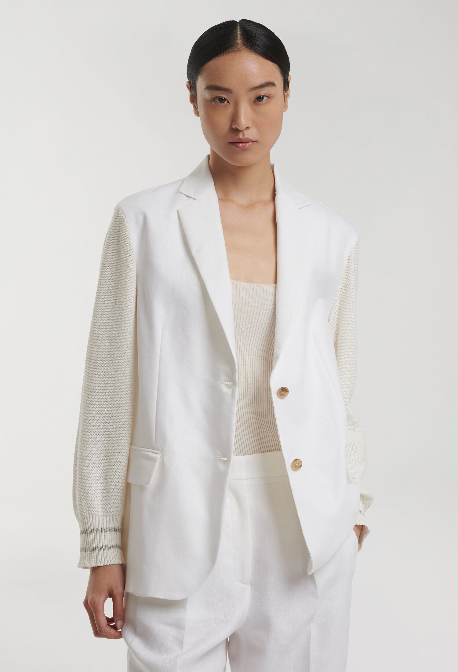 린넨 자켓 (WHITE)