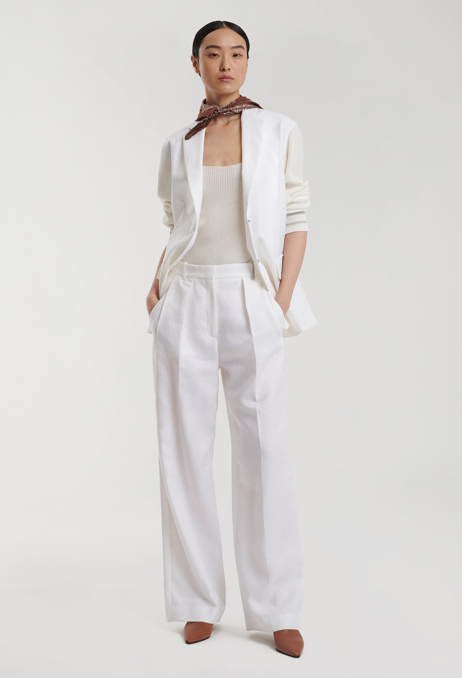 린넨 자켓 (WHITE)