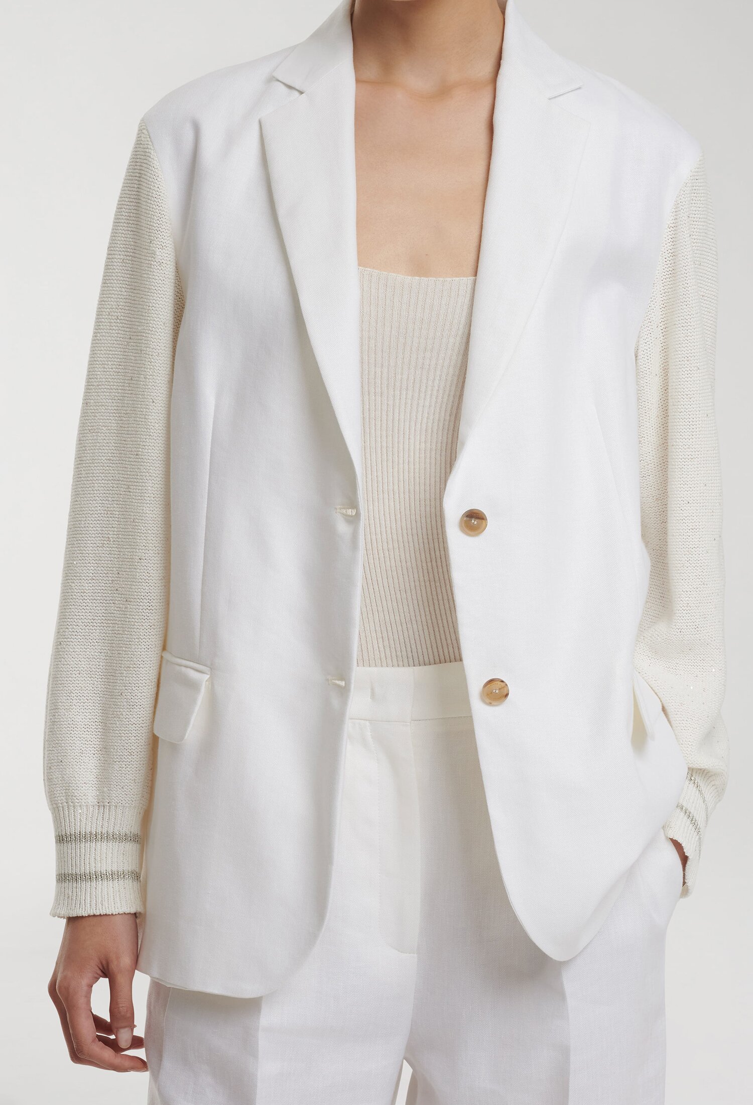 린넨 자켓 (WHITE)