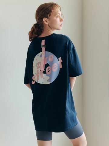 [5컬러] 백도넛 스트랩 반팔 티셔츠