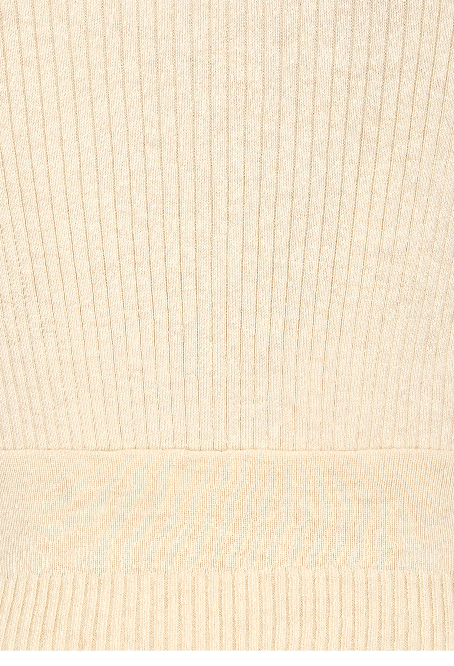 라인 배색 크롭 풀오버 니트 (BEIGE)