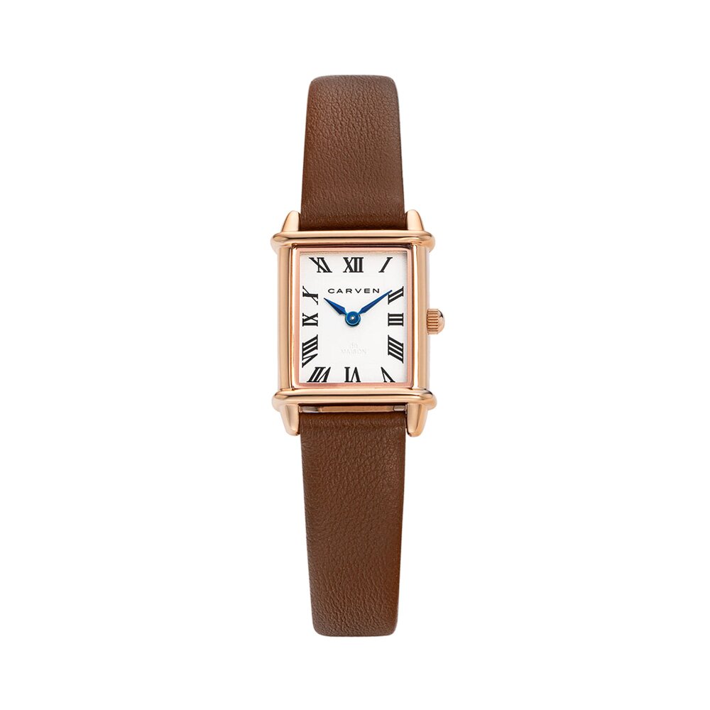 [CARVEN] 여성 가죽시계 CV636-RWH/BR