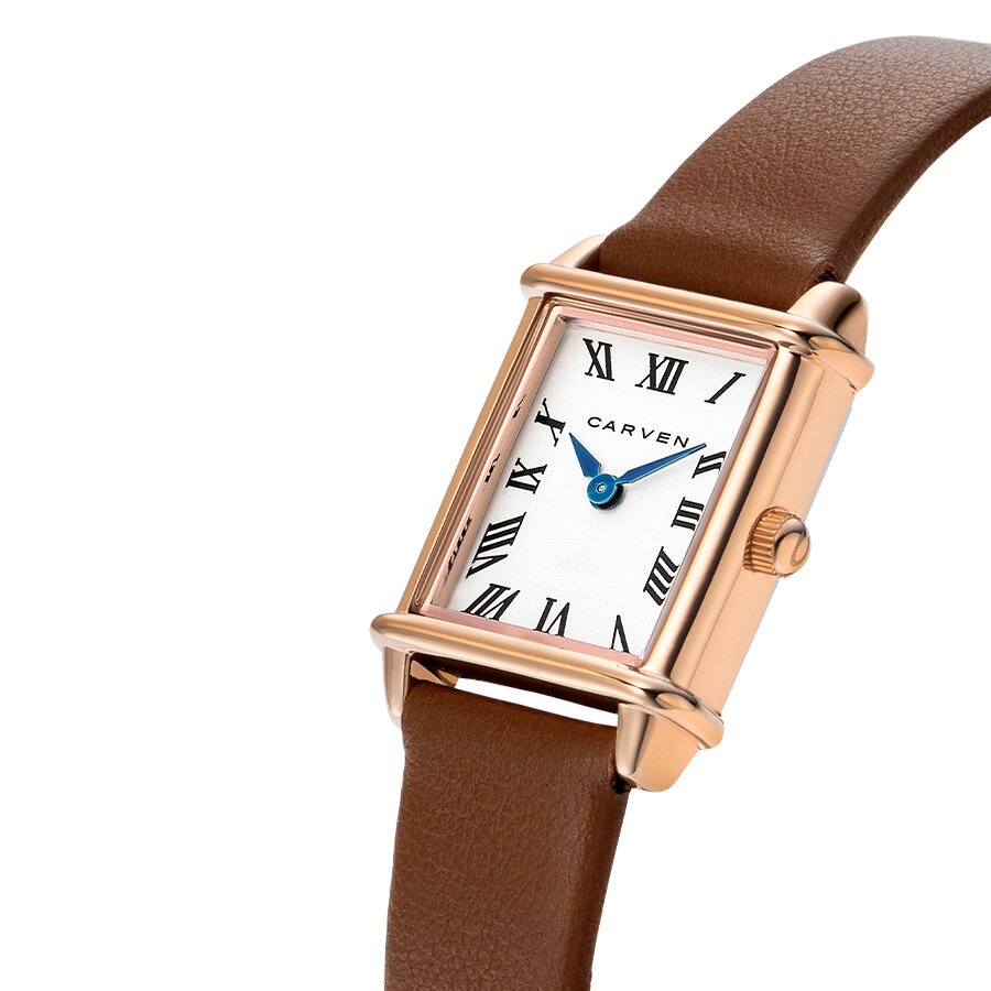 [CARVEN] 여성 가죽시계 CV636-RWH/BR
